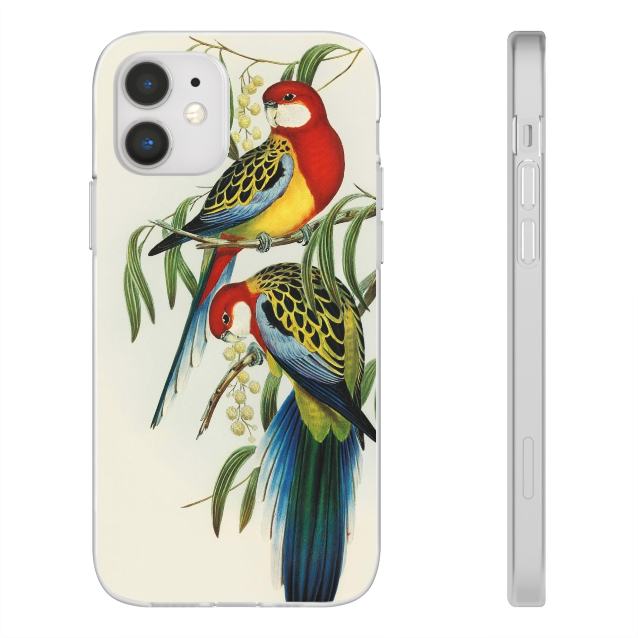 Rosehill Parakeet by Elizabeth Gould - Flexi Case