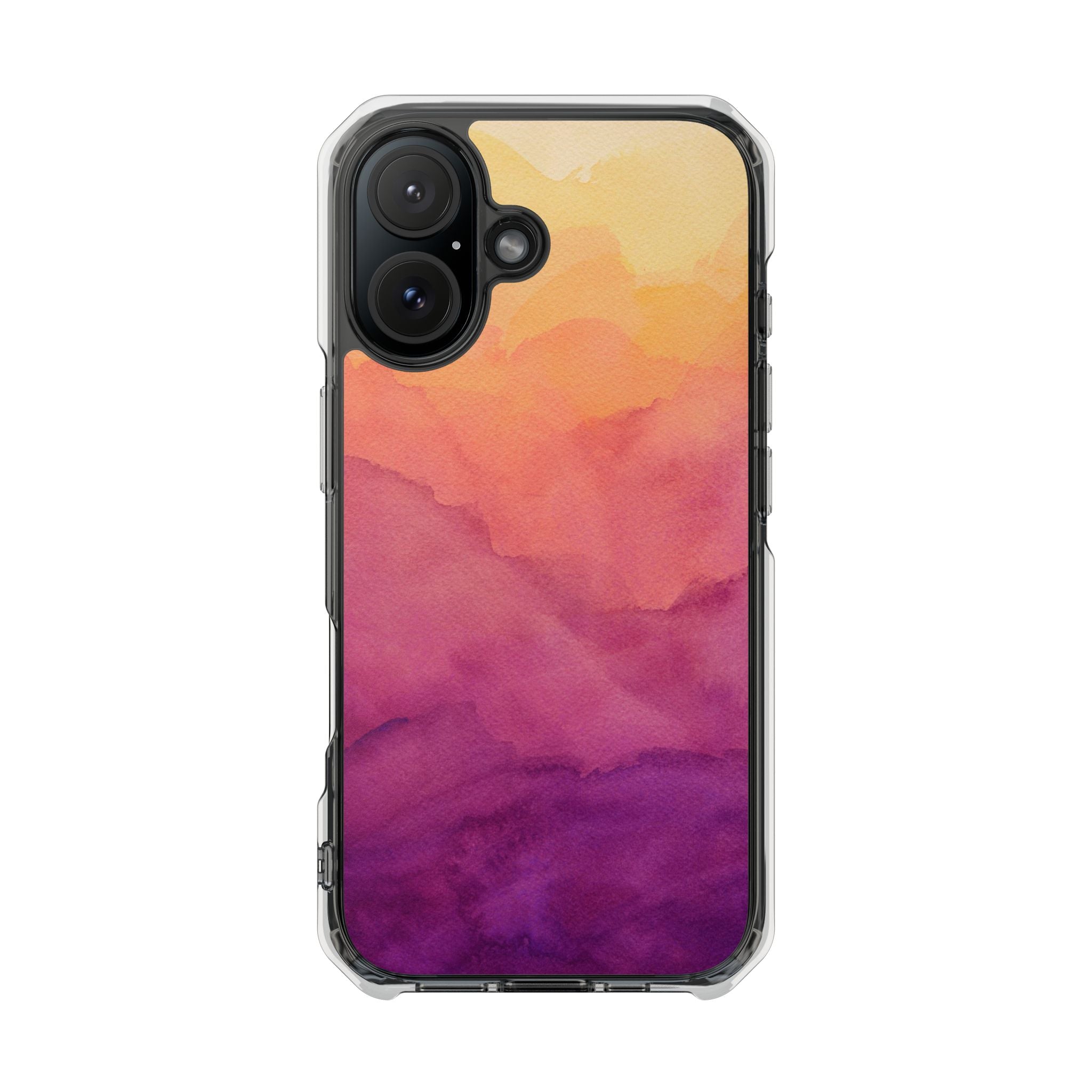 Watercolour Sunrise - Magnetic Clear Impact Case