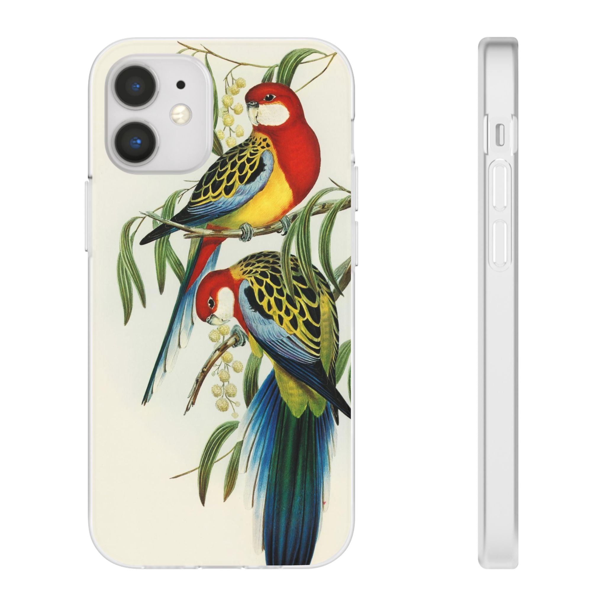 Rosehill Parakeet by Elizabeth Gould - Flexi Case