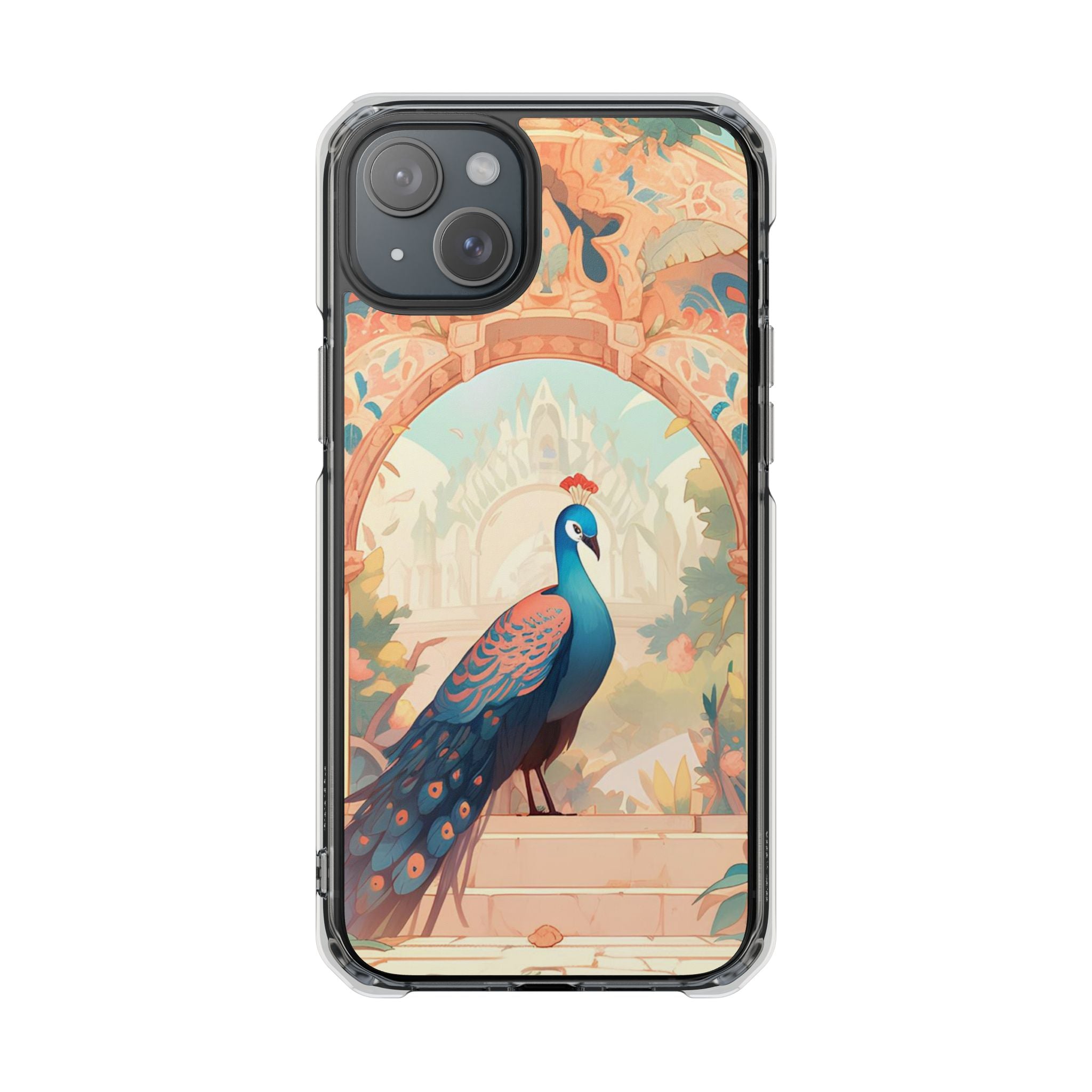 Peacock - Magnetic Clear Impact Case