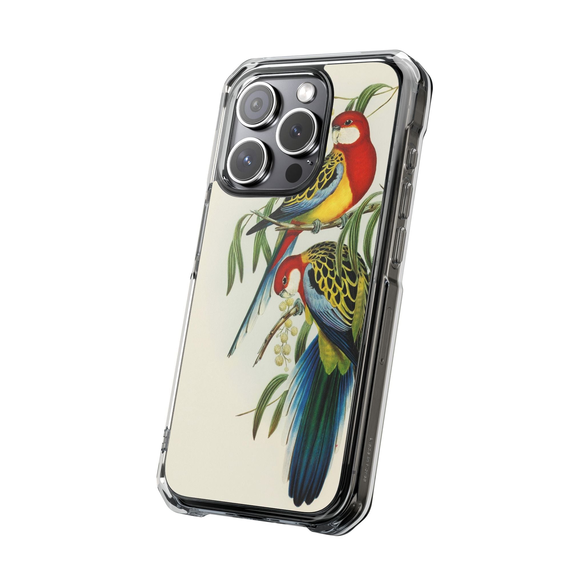 Rosehill Parakeet by Elizabeth Gould - Magnetic Clear Impact Case