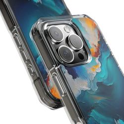 Image of Brushstrokes - Magnetic Clear Impact Case