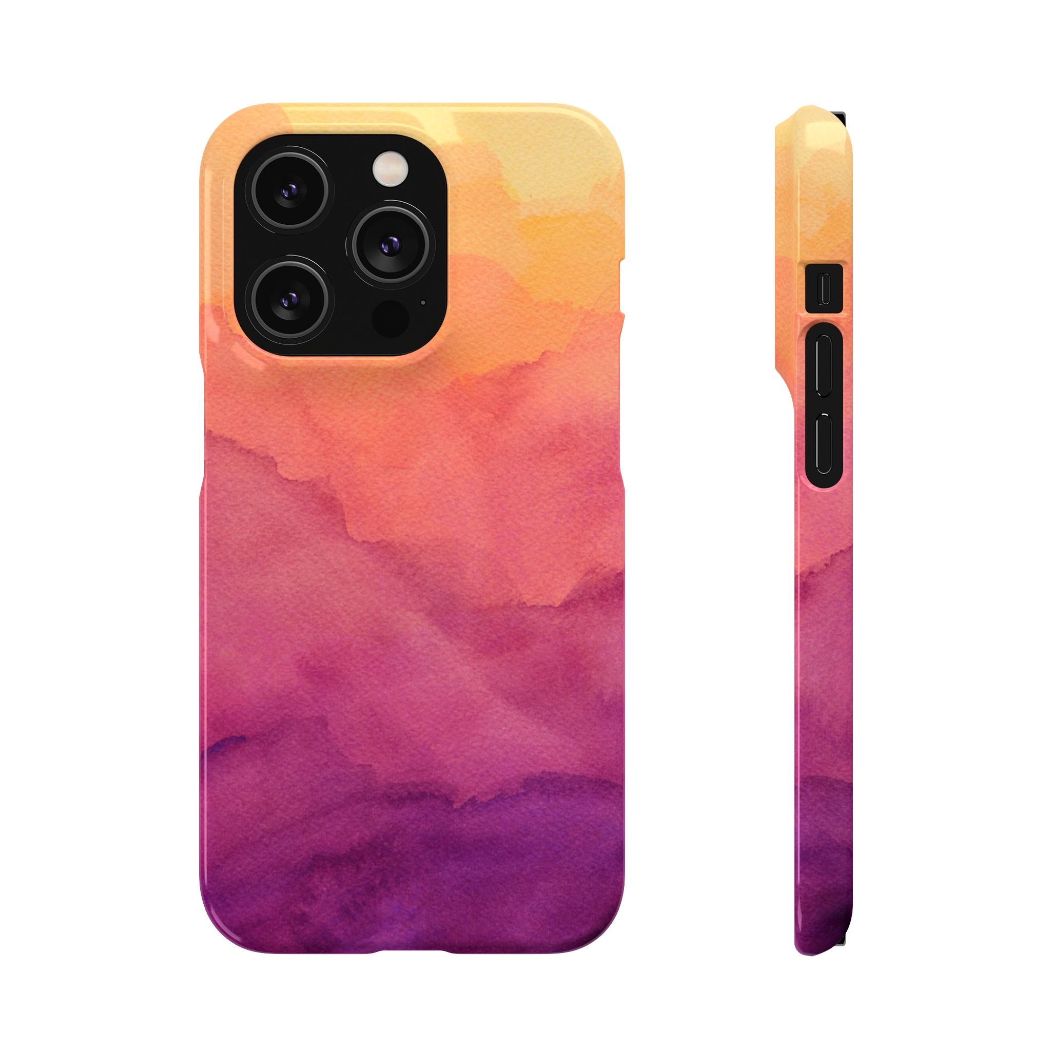 Watercolour Sunrise - Snap Case