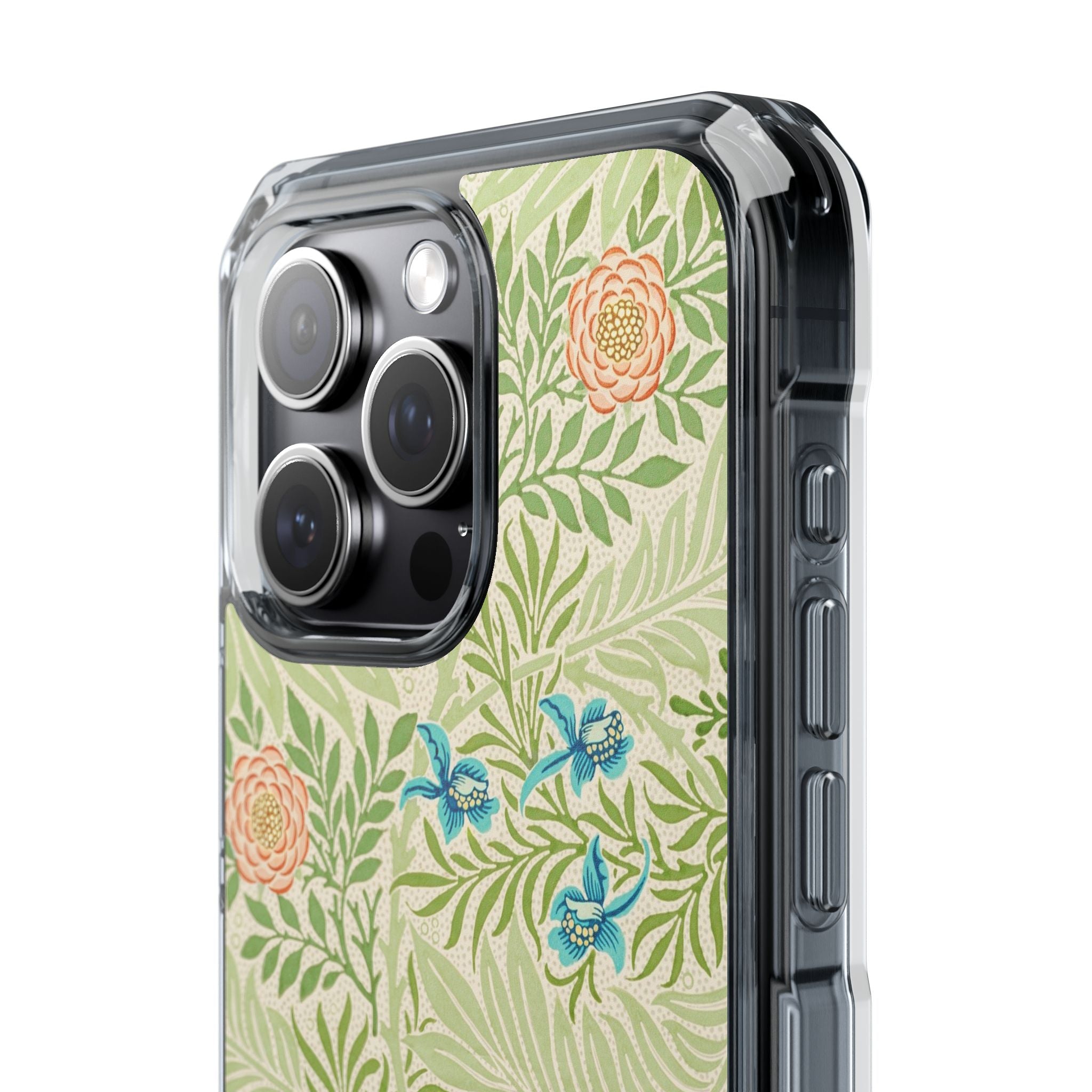 William Morris's Larkspur (1874) - Magnetic Clear Impact Case