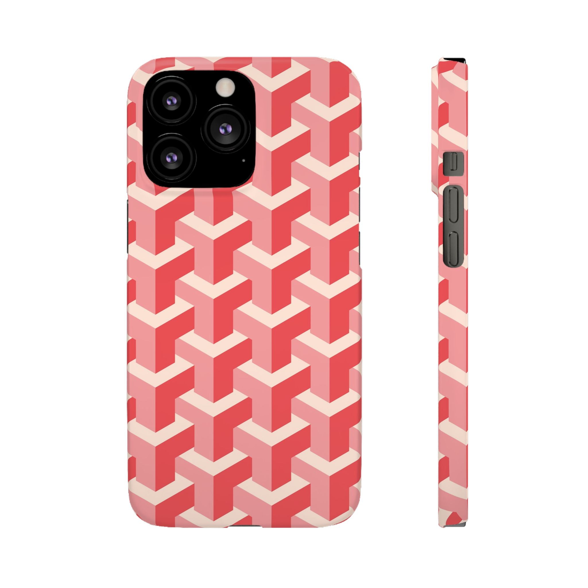 Pink Geo - Snap Case