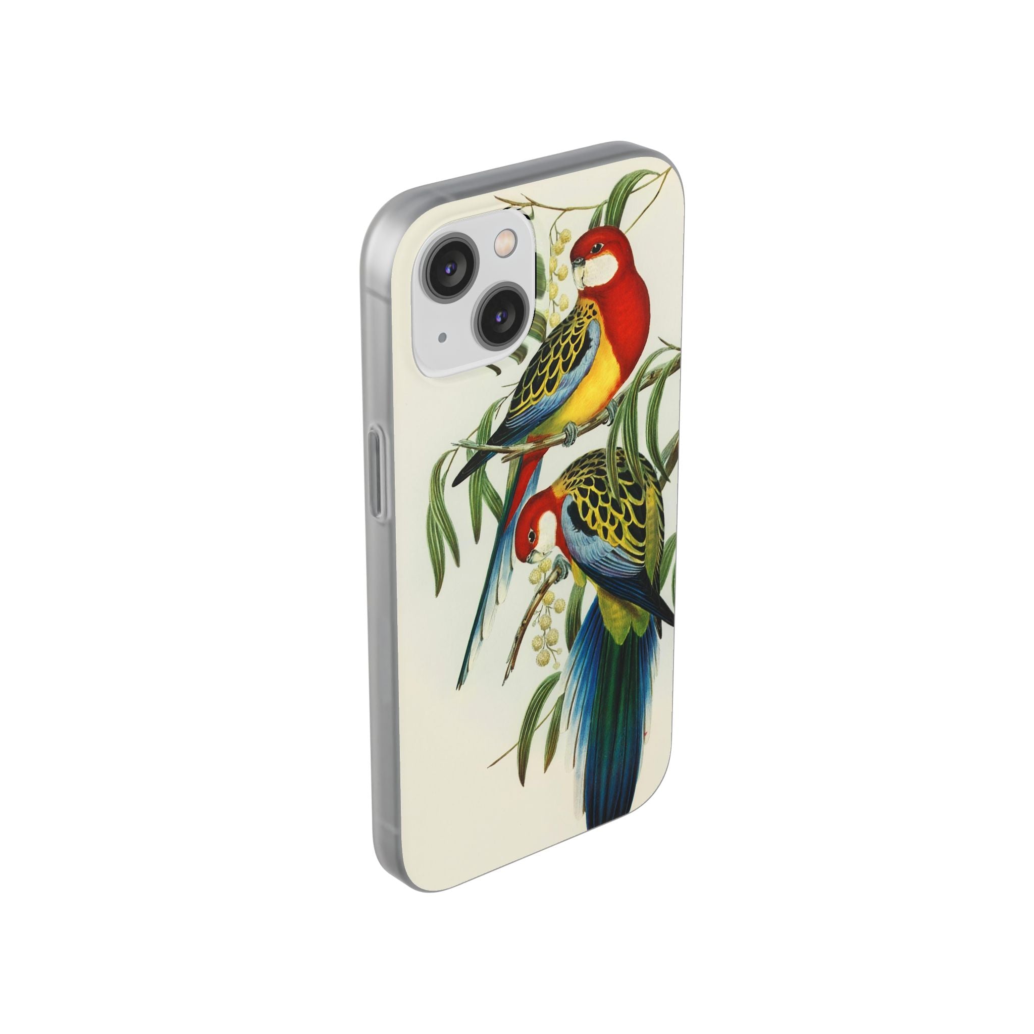 Rosehill Parakeet by Elizabeth Gould - Flexi Case