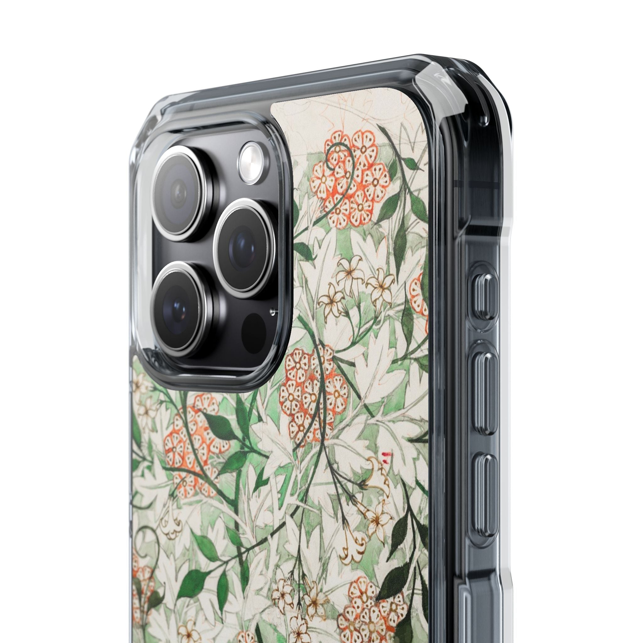 William Morris's (1834-1896) famous Jasmine pattern artwork - Magnetic Clear Impact Case