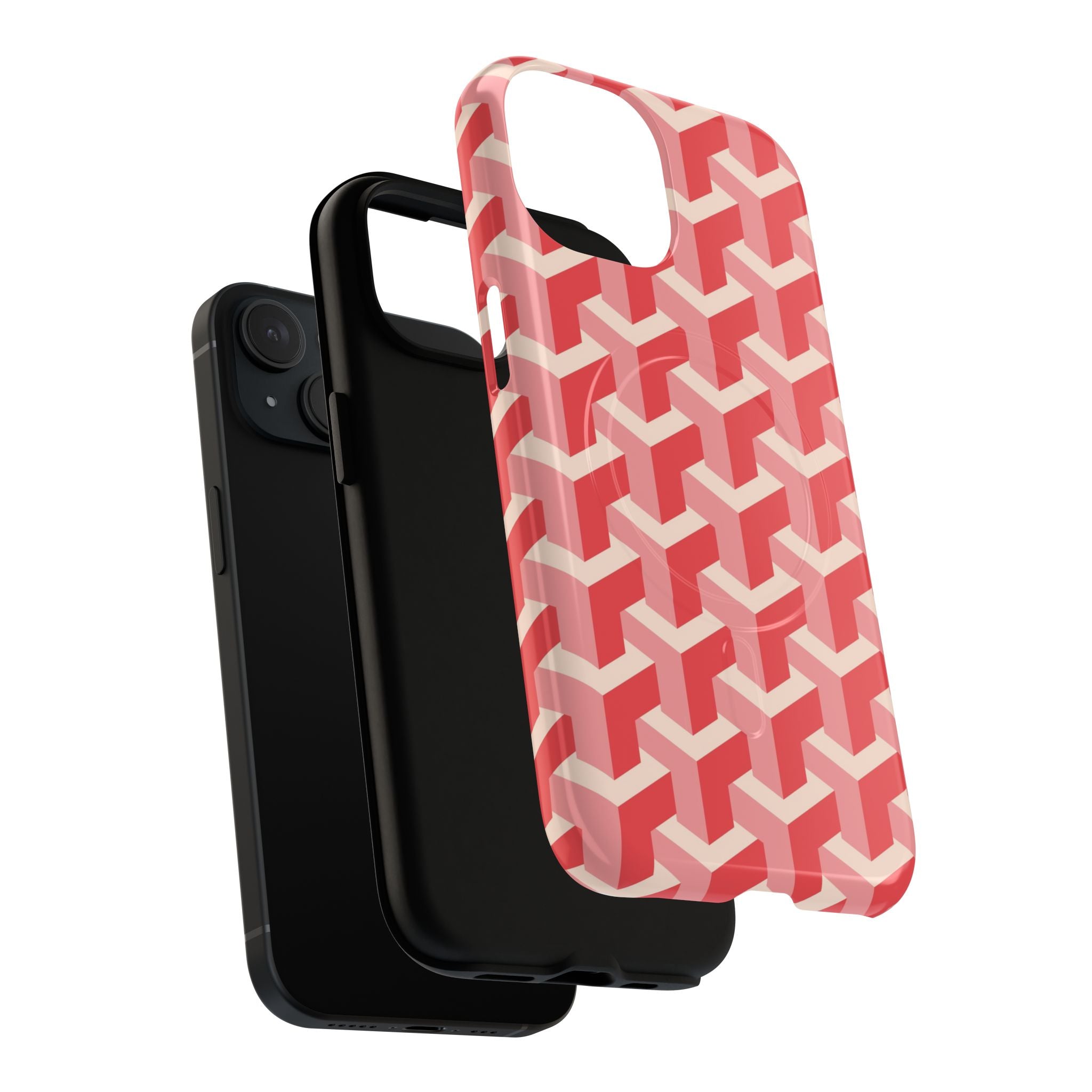 Pink Geo - Tough Magnetic Case