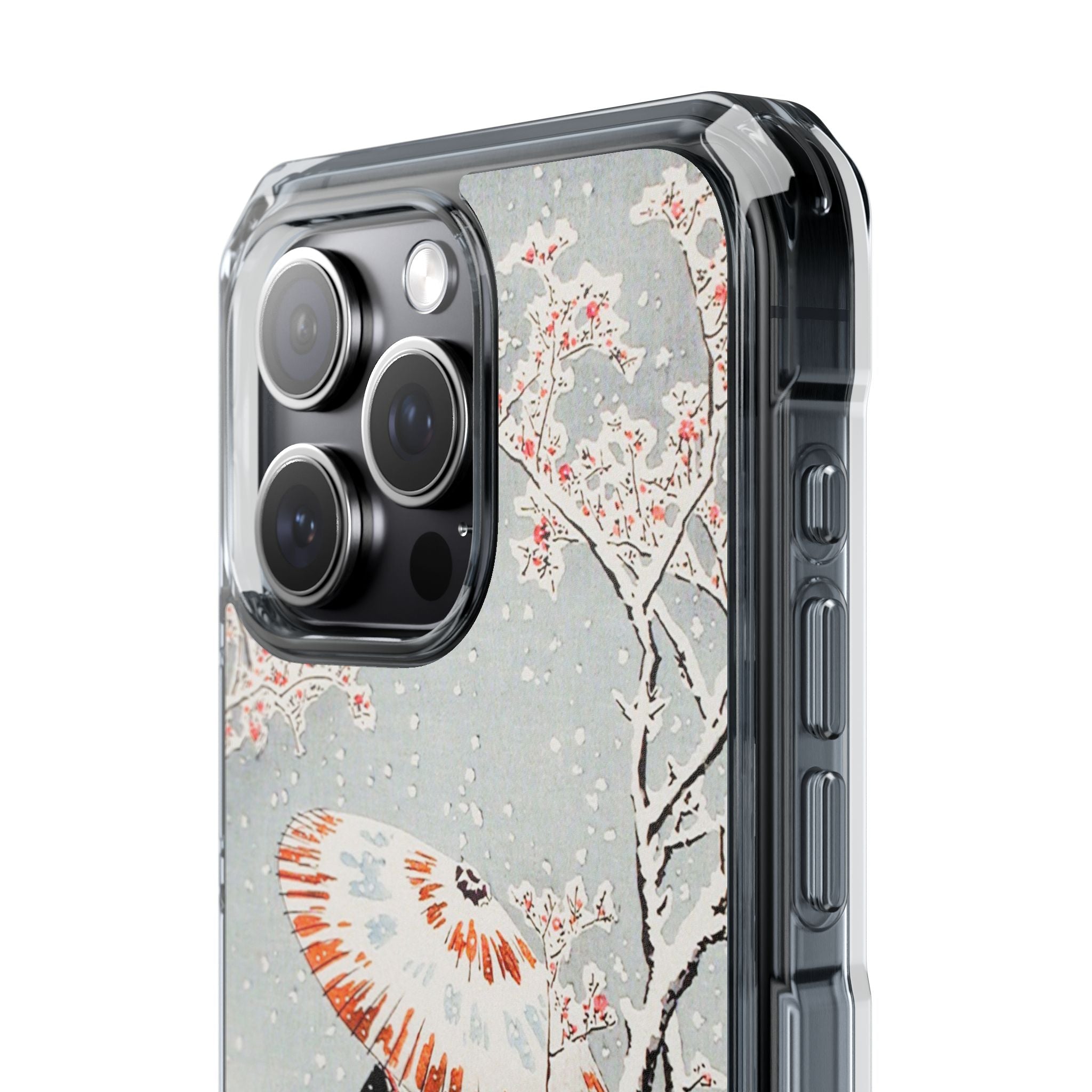 Plum Tree in Snow by Hiroaki Takahashi - Magnetic Clear Impact Case