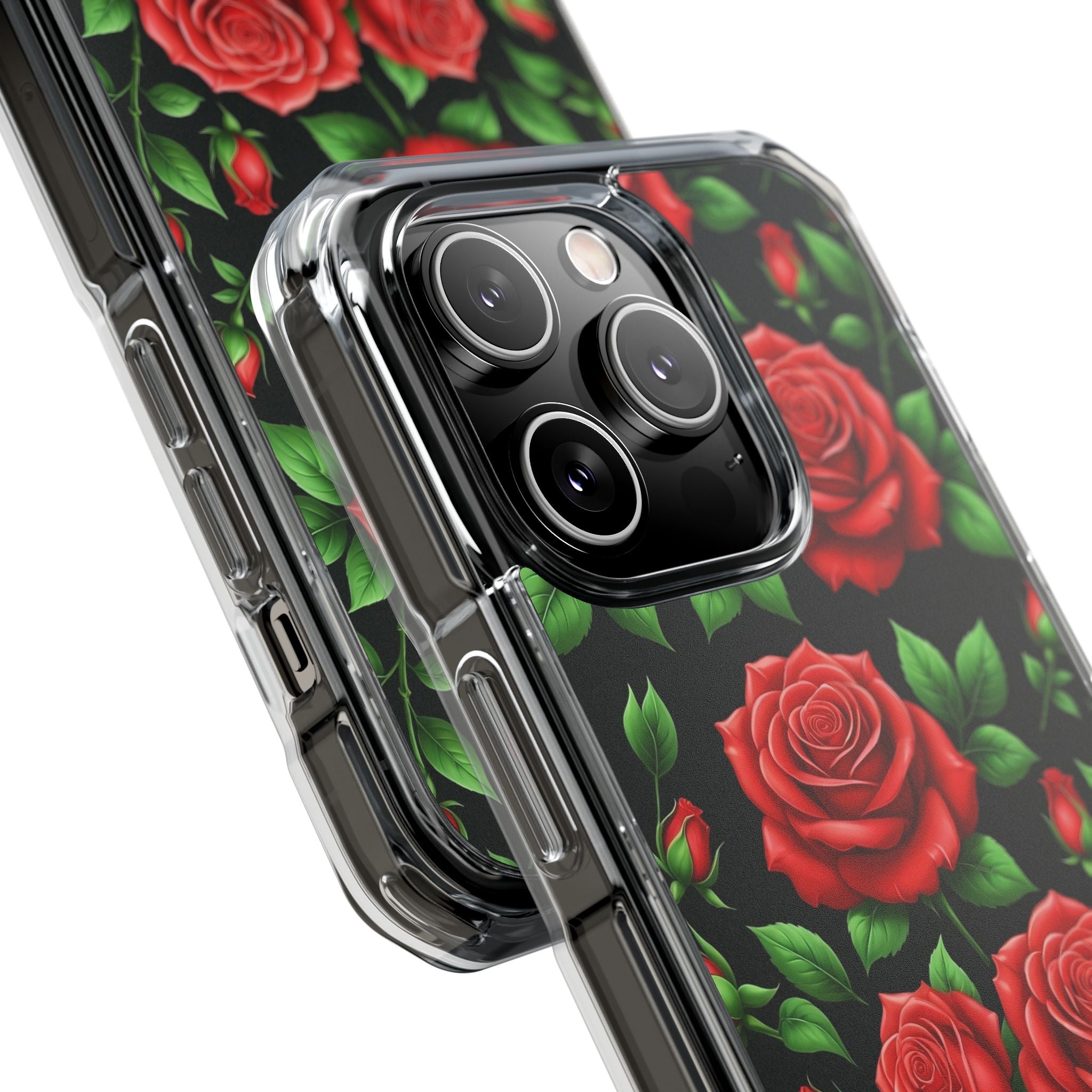 Roses are Red - Magnetic Clear Impact Case