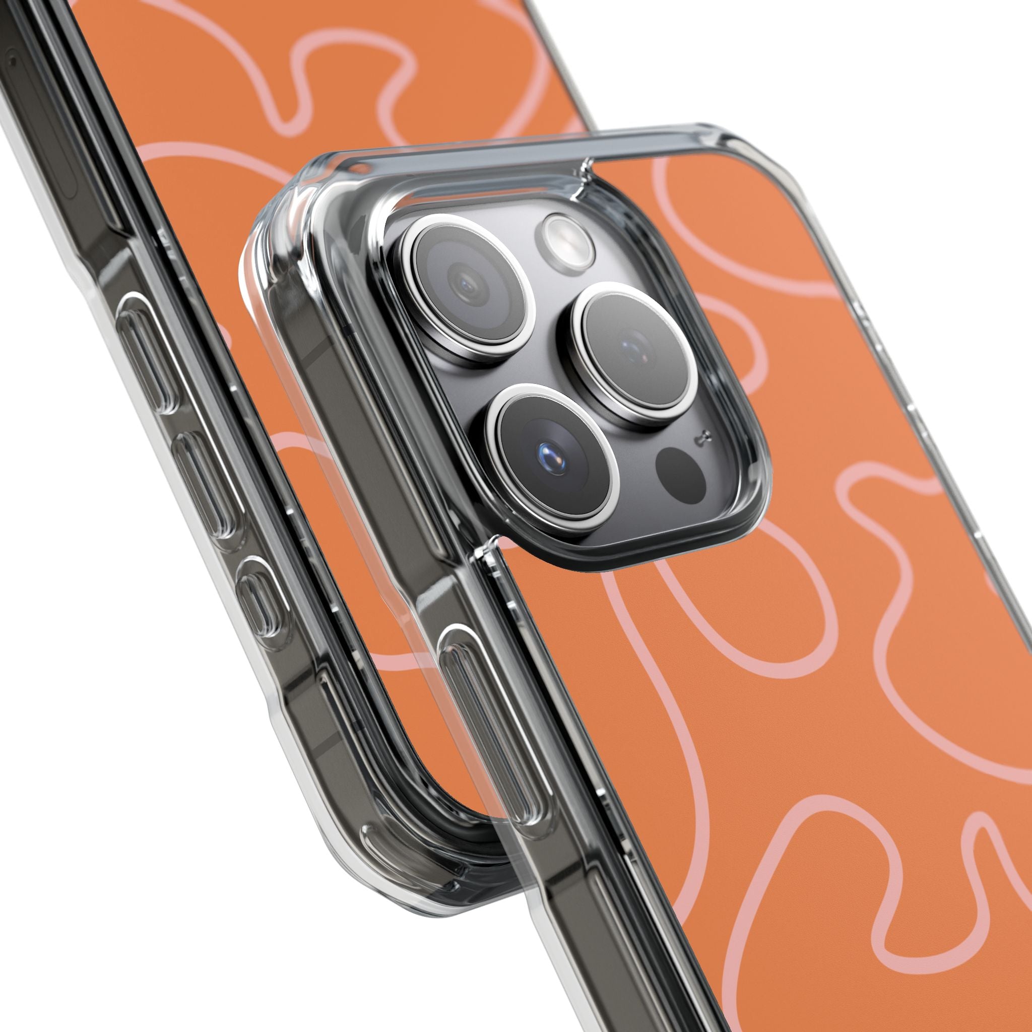 Retro Waves - Magnetic Clear Impact Case