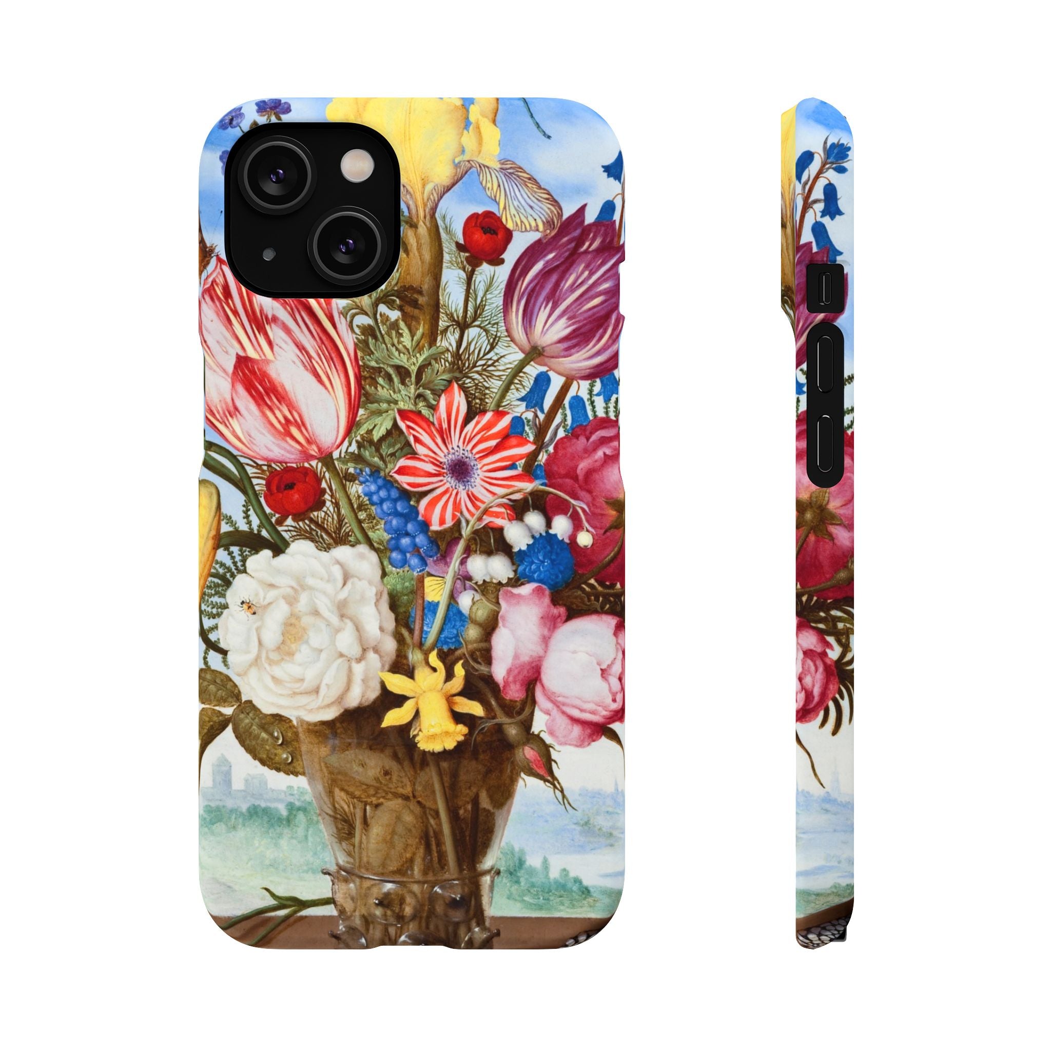 Bouquet of Flowers by Ambrosius Bosschaert - Snap Case