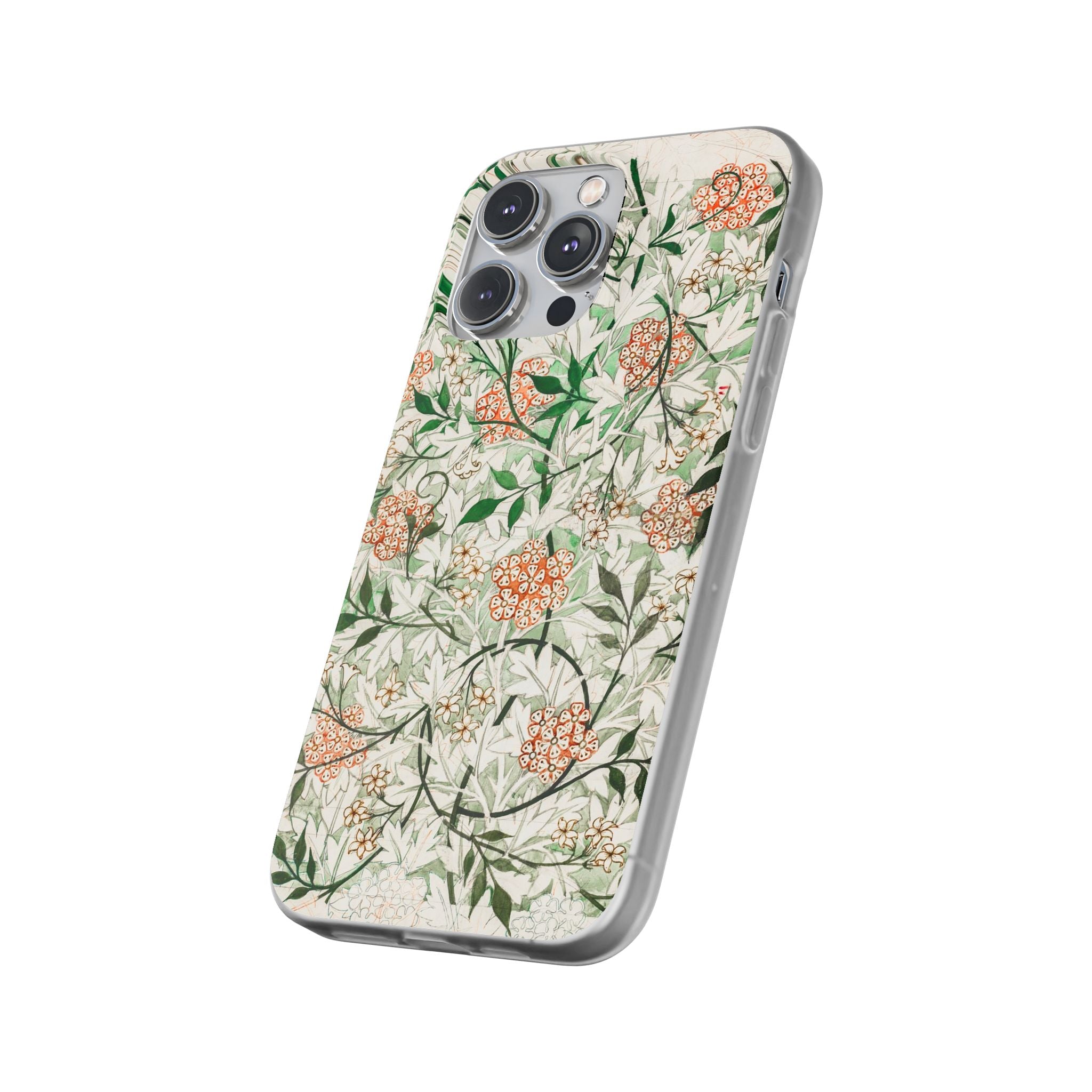 William Morris's (1834-1896) famous Jasmine pattern artwork - Flexi Case