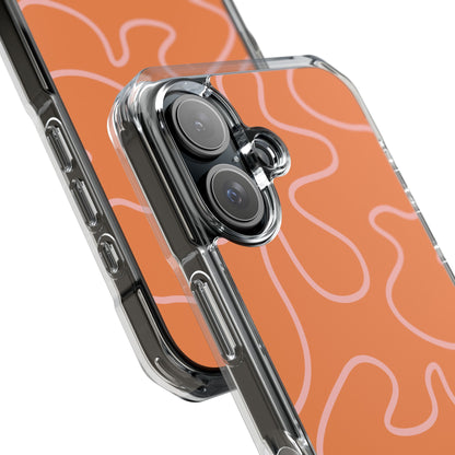 Retro Waves - Magnetic Clear Impact Case