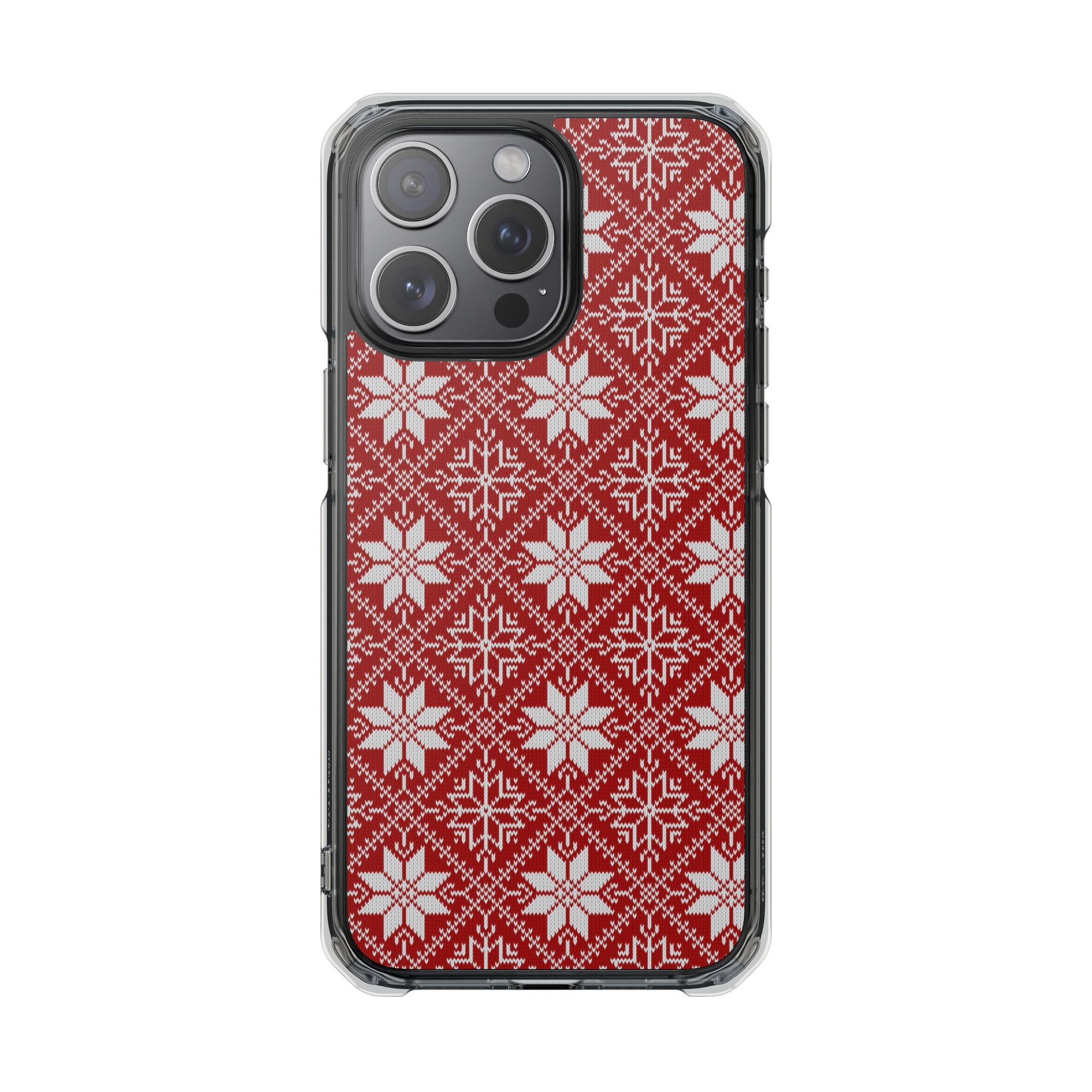 Snow Flake - Magnetic Clear Impact Case