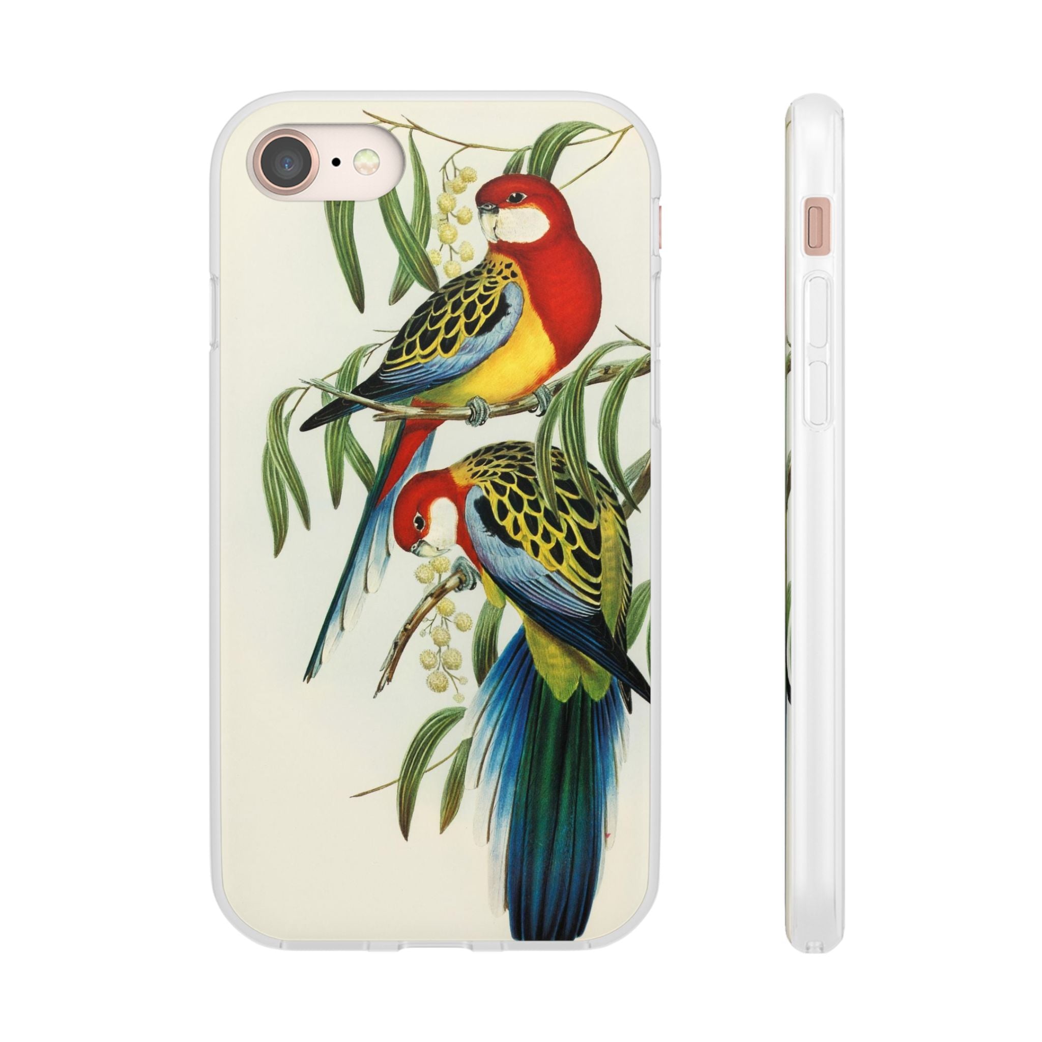 Rosehill Parakeet by Elizabeth Gould - Flexi Case