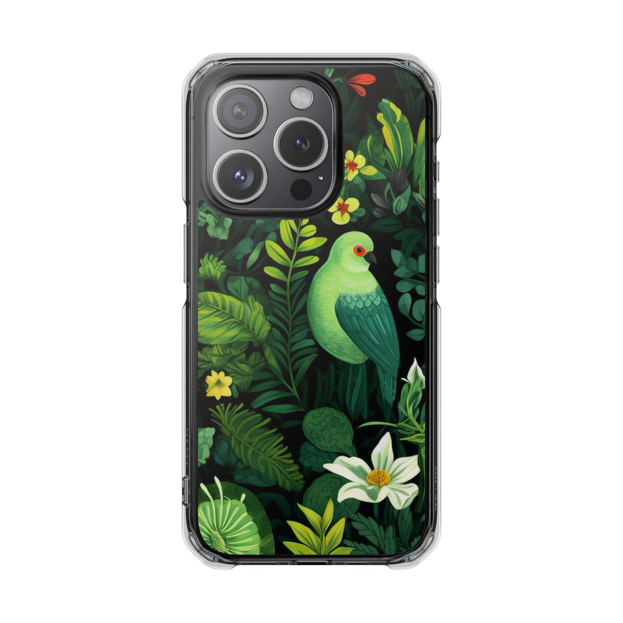 Bird of Green - Magnetic Clear Impact Case