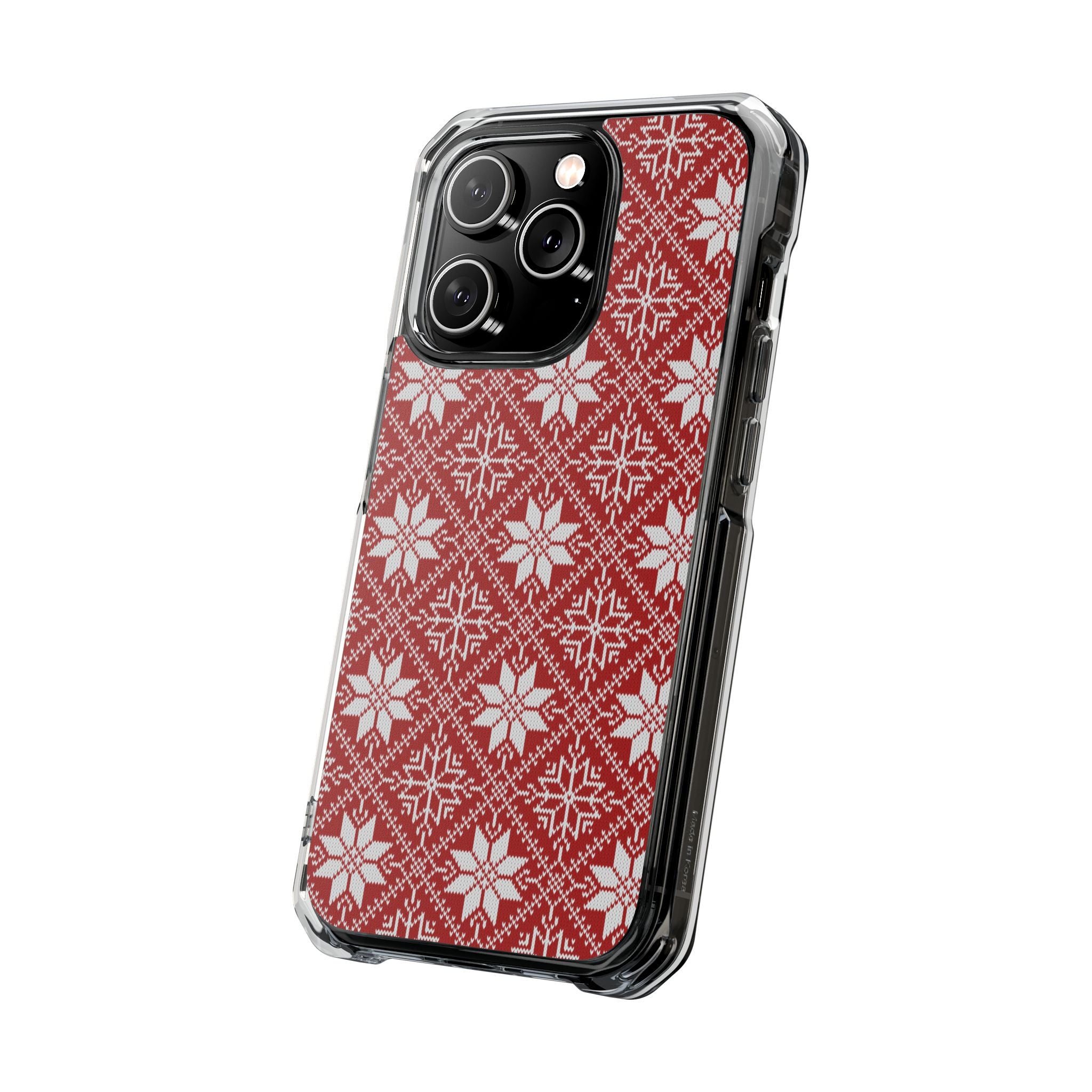 Snow Flake - Magnetic Clear Impact Case