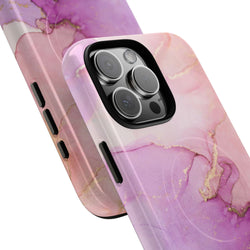 Image of Pink Marble - Tough Magnetic Case