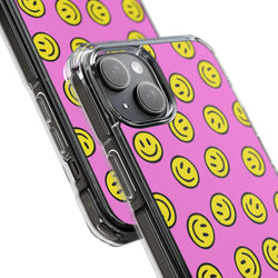 Image of Smiley Happy People - Magnetic Clear Impact Case