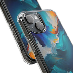 Image of Brushstrokes - Magnetic Clear Impact Case