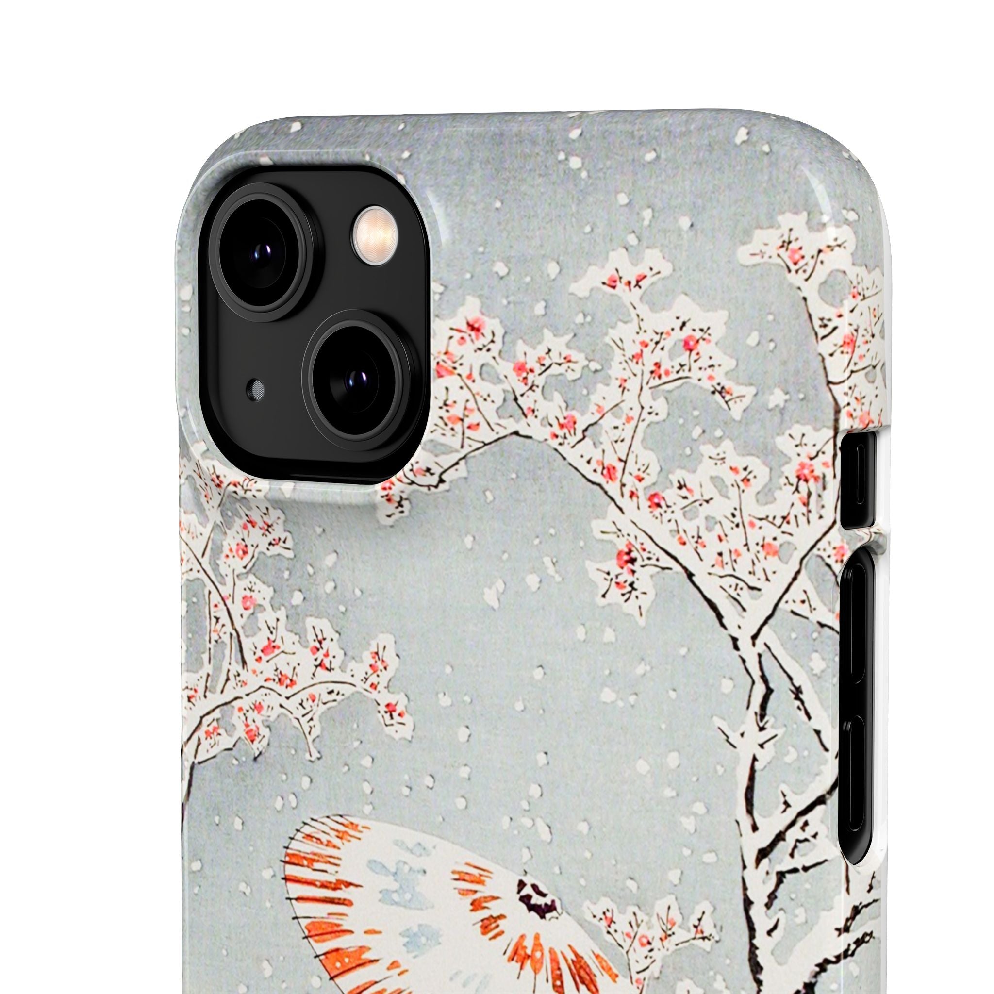 Plum Tree in Snow by Hiroaki Takahashi - Snap Case