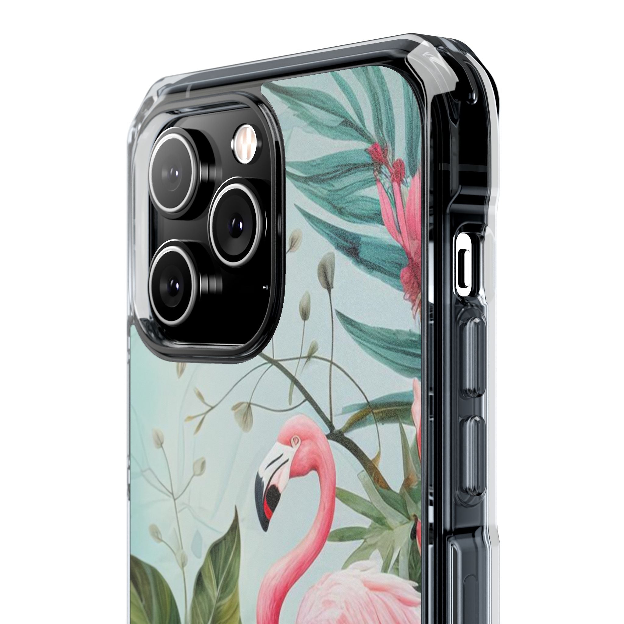 Flamingo - Magnetic Clear Impact Case