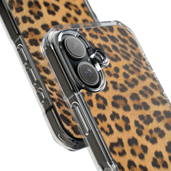 Image of Leopard - Magnetic Clear Impact Case