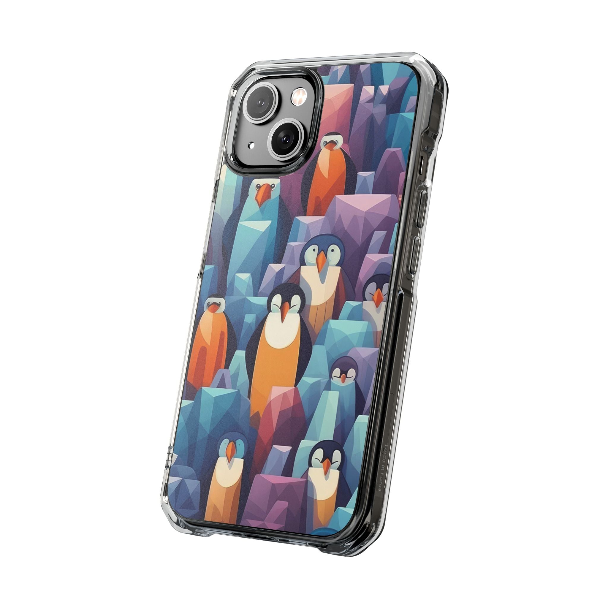 Penguin Family - Magnetic Clear Impact Case