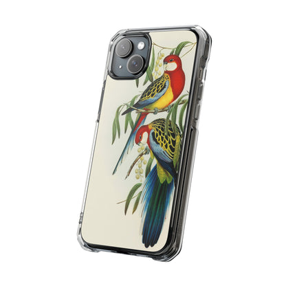 Rosehill Parakeet by Elizabeth Gould - Magnetic Clear Impact Case