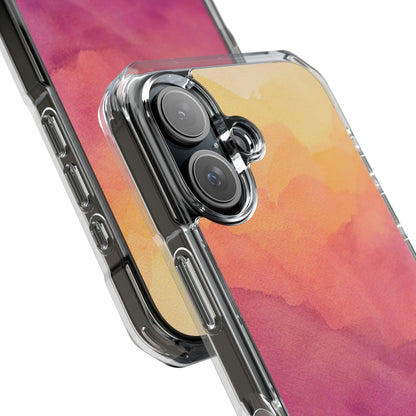 Watercolour Sunrise - Magnetic Clear Impact Case