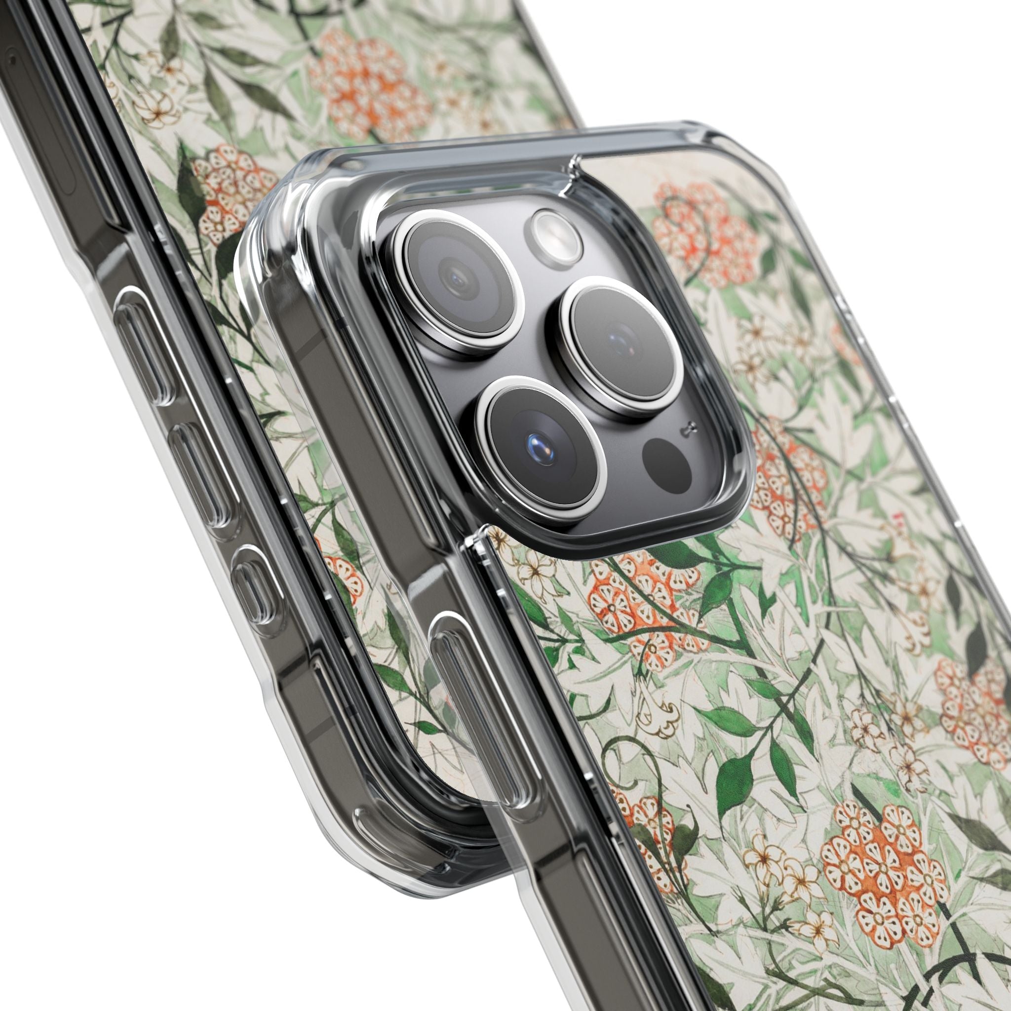 William Morris's (1834-1896) famous Jasmine pattern artwork - Magnetic Clear Impact Case