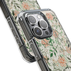 Image of William Morris's (1834-1896) famous Jasmine pattern artwork - Magnetic Clear Impact Case