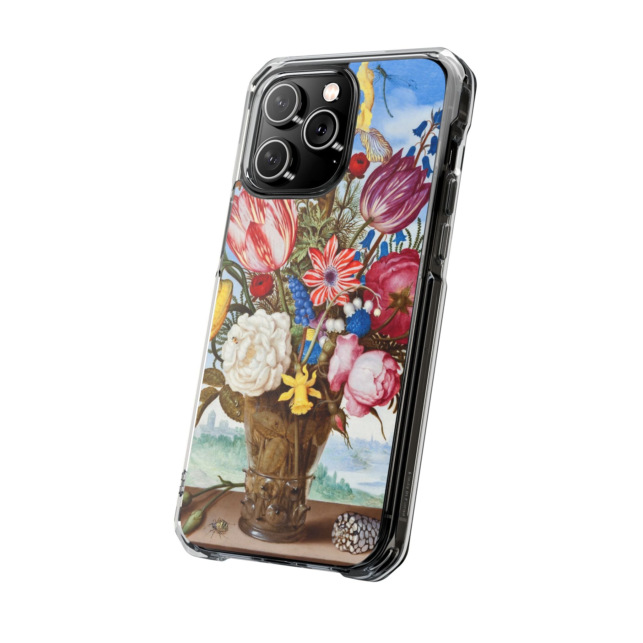 Bouquet of Flowers by Ambrosius Bosschaert - Magnetic Clear Impact Case