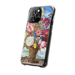 Image of Bouquet of Flowers by Ambrosius Bosschaert - Magnetic Clear Impact Case