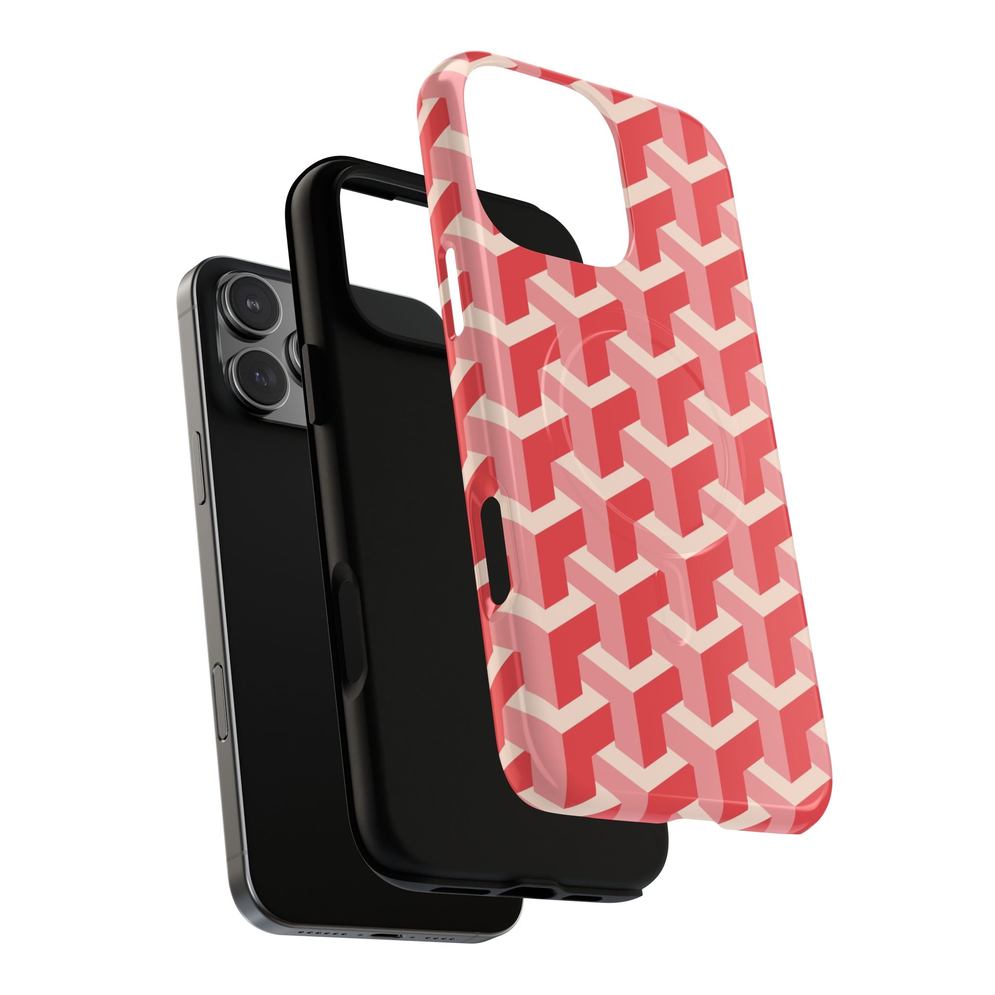 Pink Geo - Tough Magnetic Case