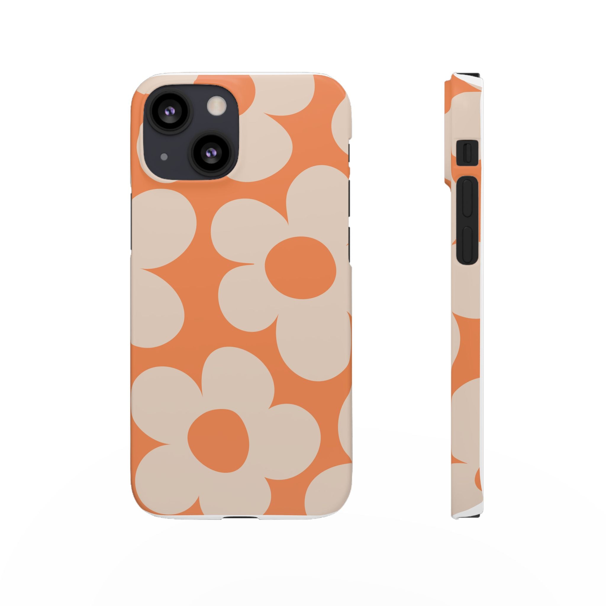 Retro Flowers - Snap Case