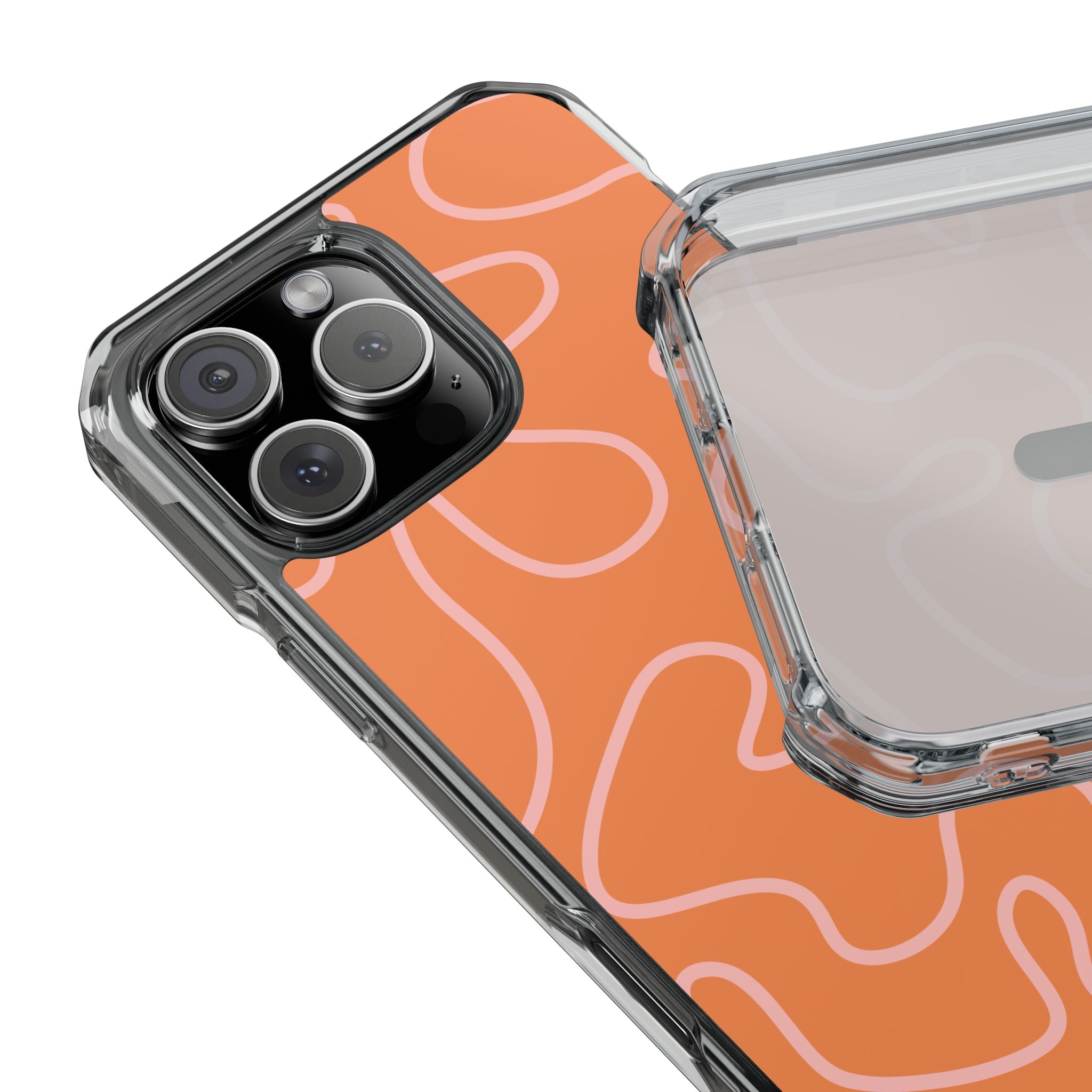 Retro Waves - Magnetic Clear Impact Case