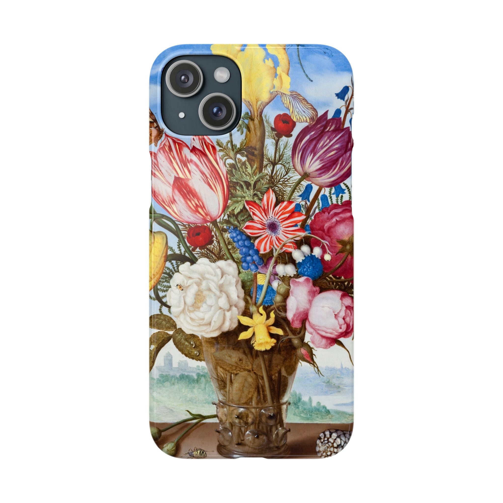 Bouquet of Flowers by Ambrosius Bosschaert - Snap Case