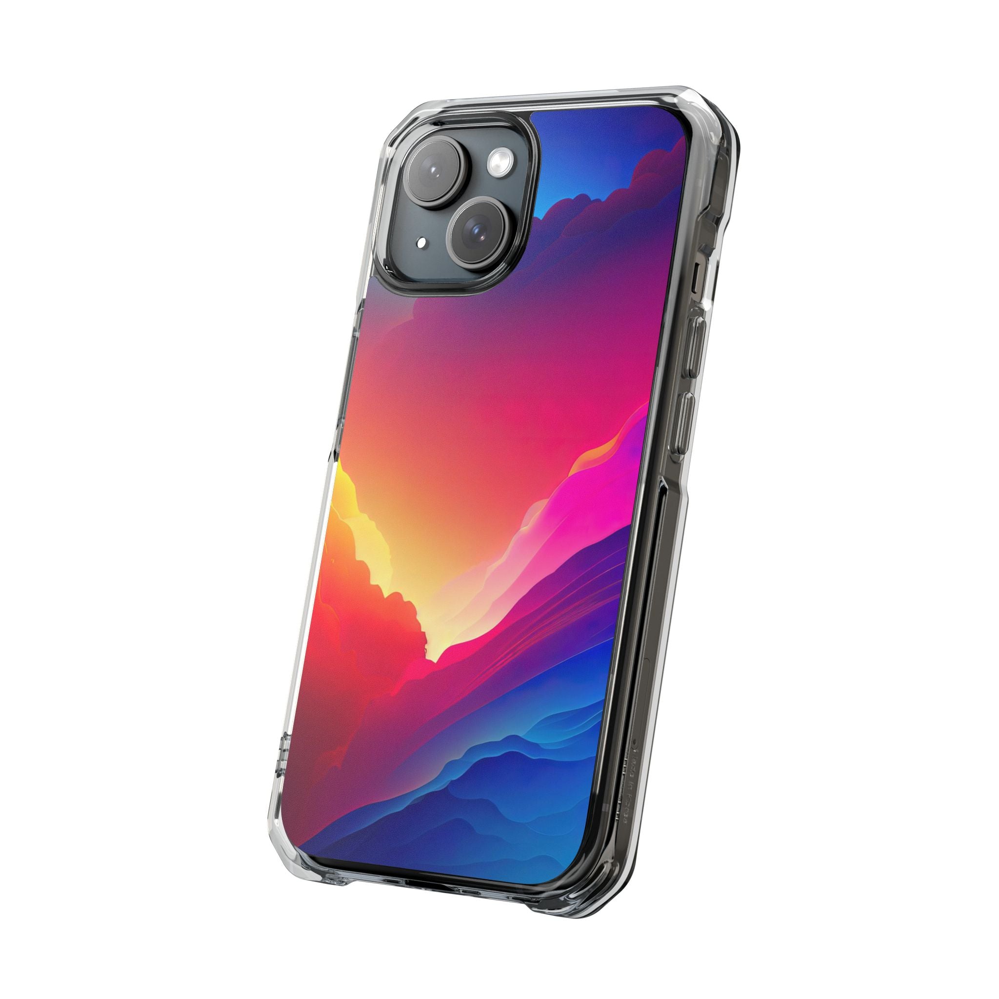 Rainbow Clouds - Magnetic Clear Impact Case