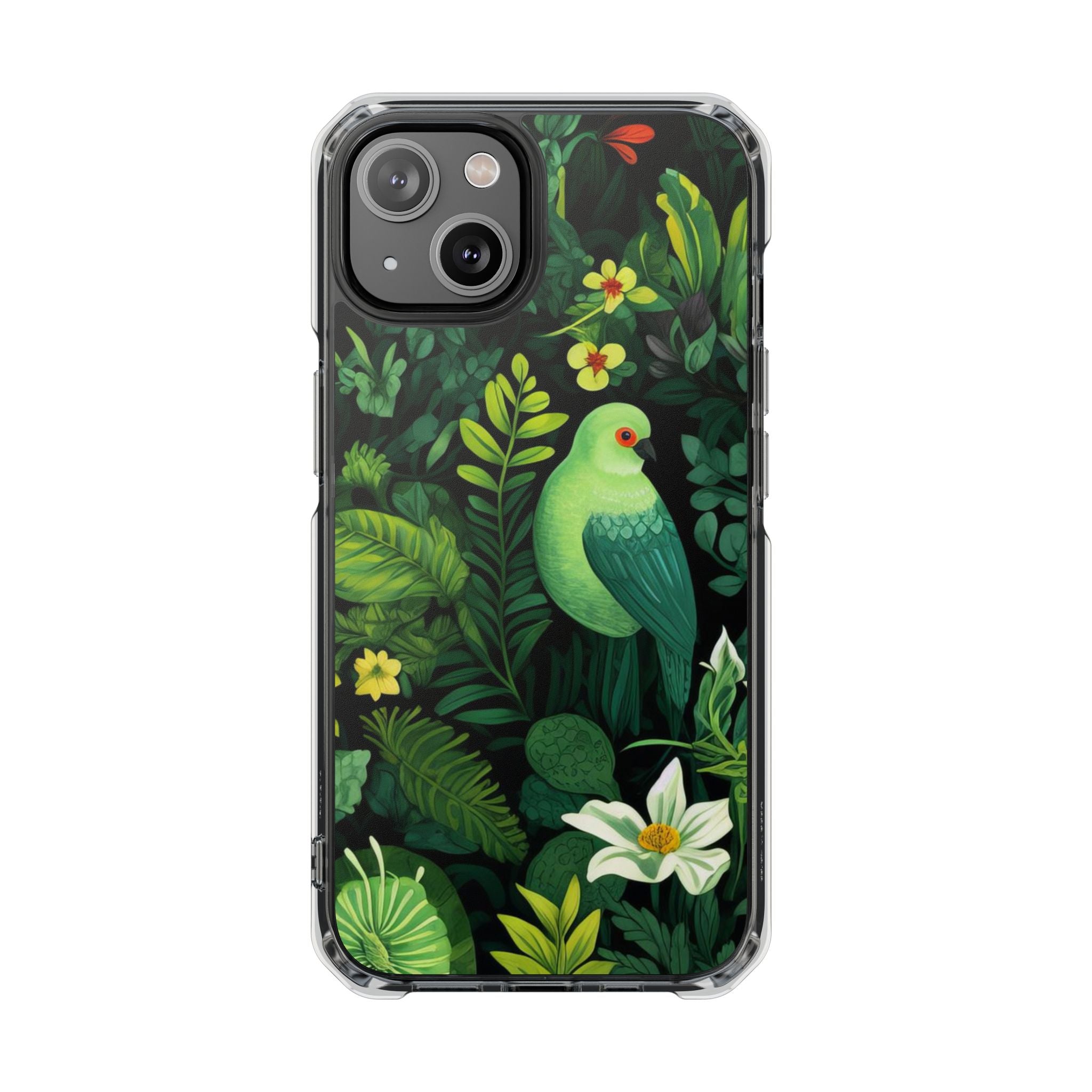 Bird of Green - Magnetic Clear Impact Case