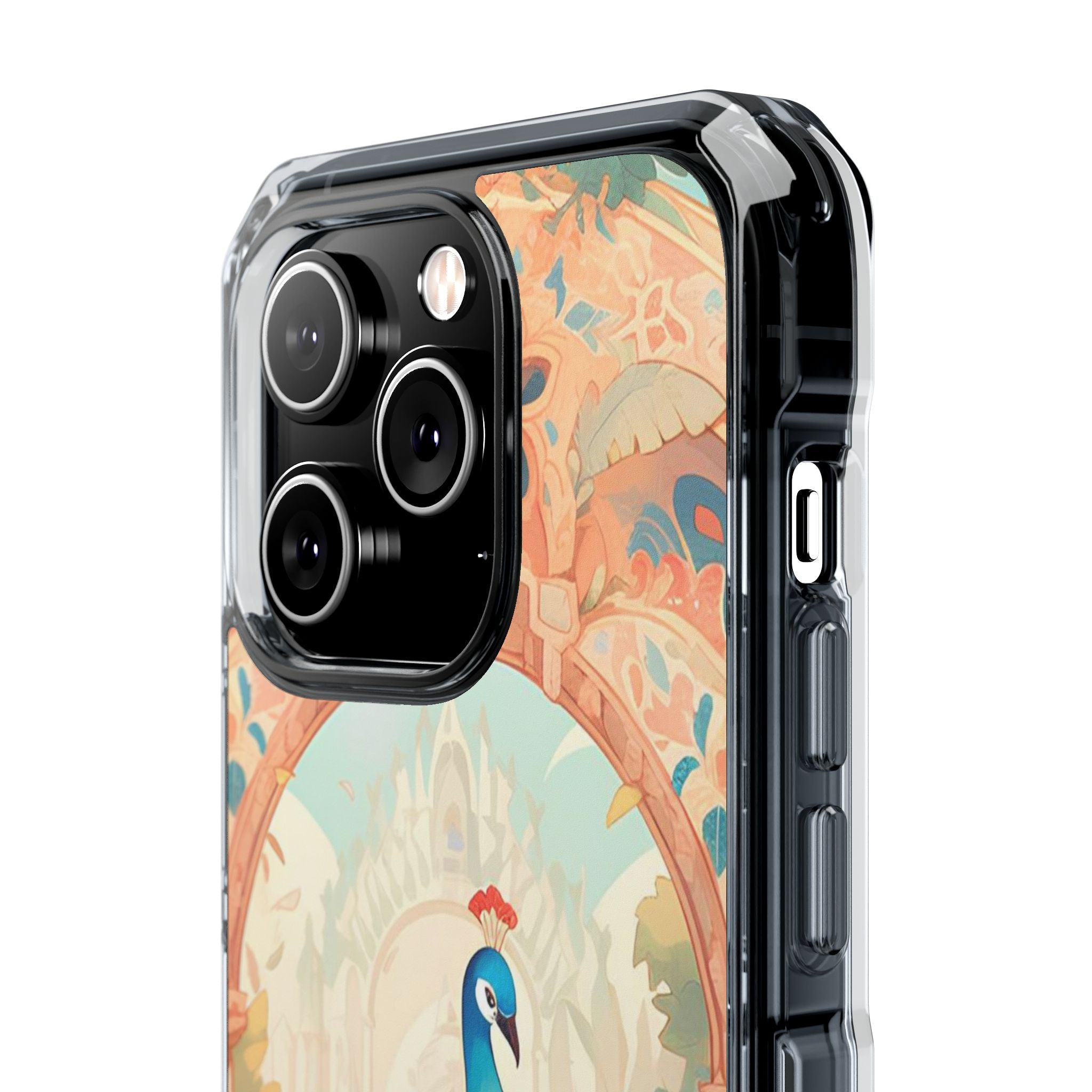 Peacock - Magnetic Clear Impact Case