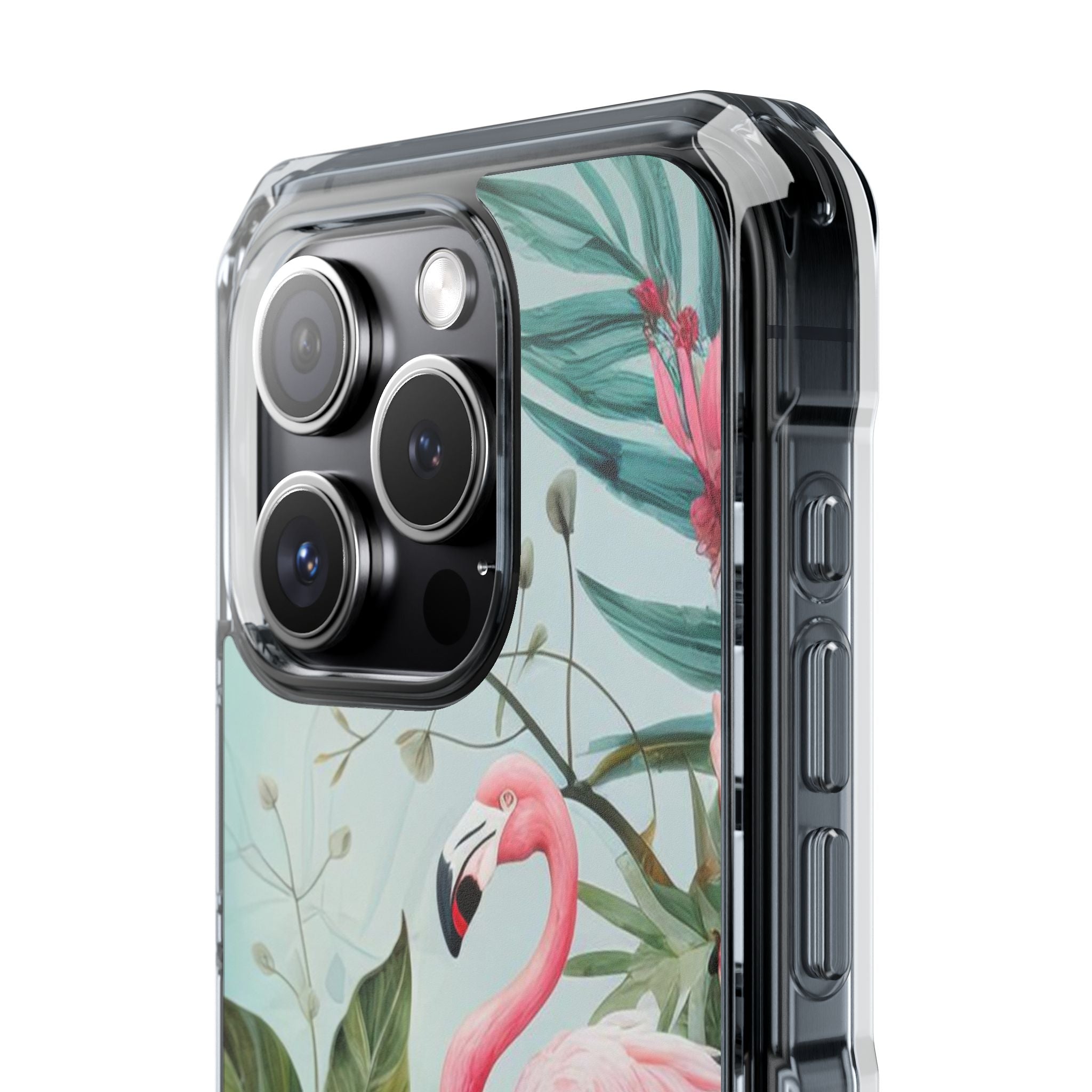 Flamingo - Magnetic Clear Impact Case