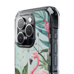 Image of Flamingo - Magnetic Clear Impact Case