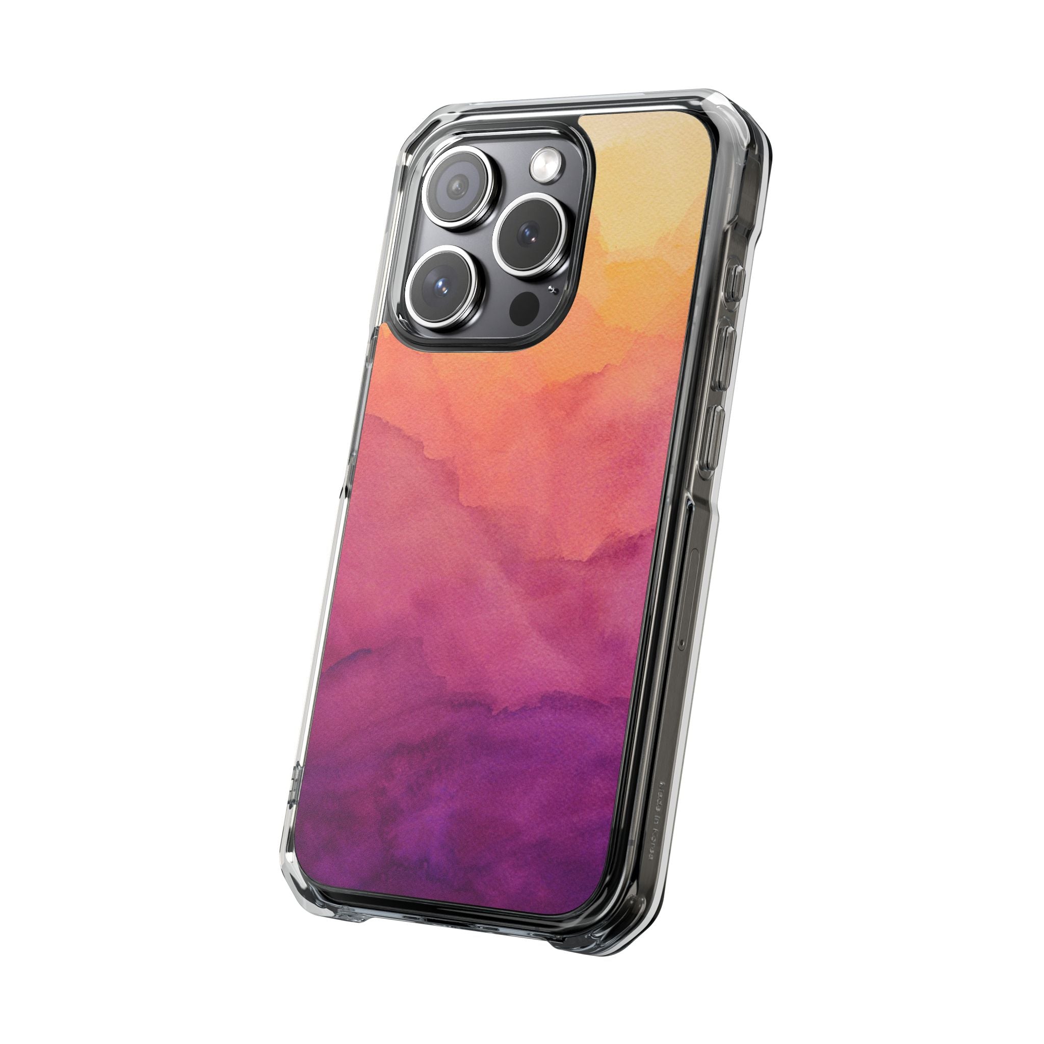 Watercolour Sunrise - Magnetic Clear Impact Case