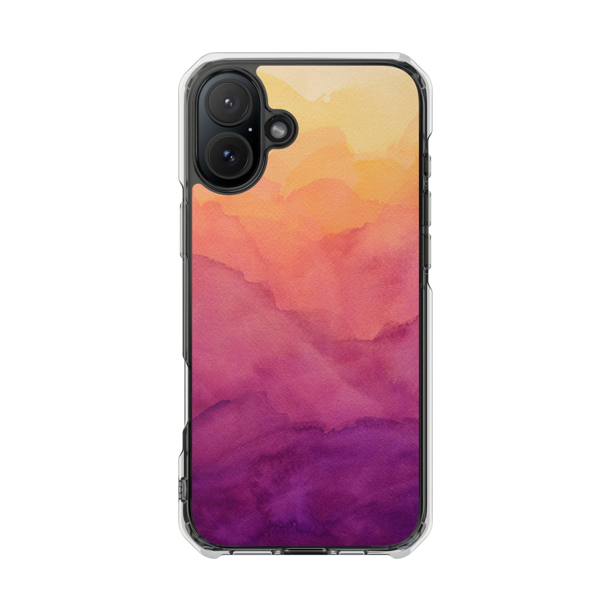 Watercolour Sunrise - Magnetic Clear Impact Case