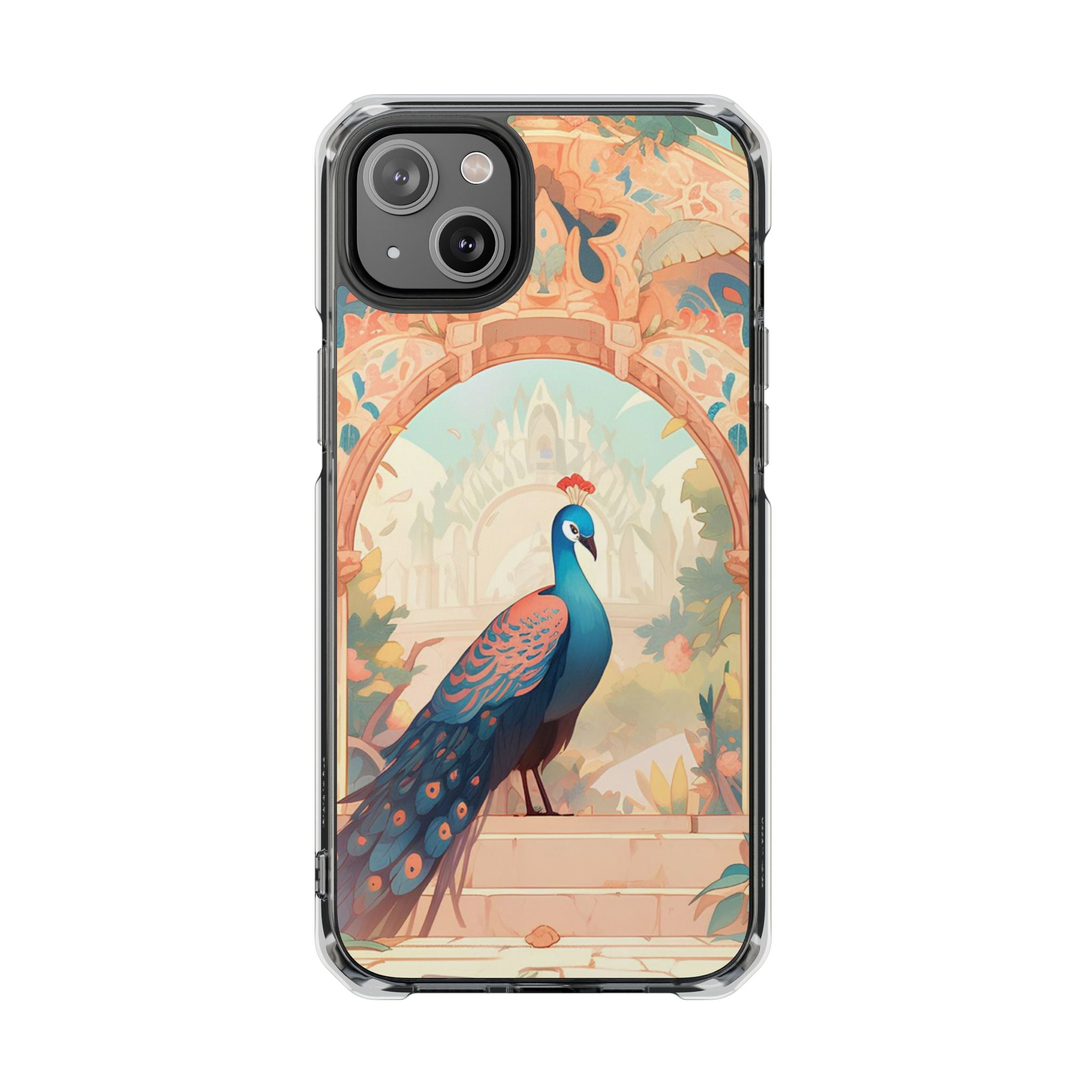 Peacock - Magnetic Clear Impact Case