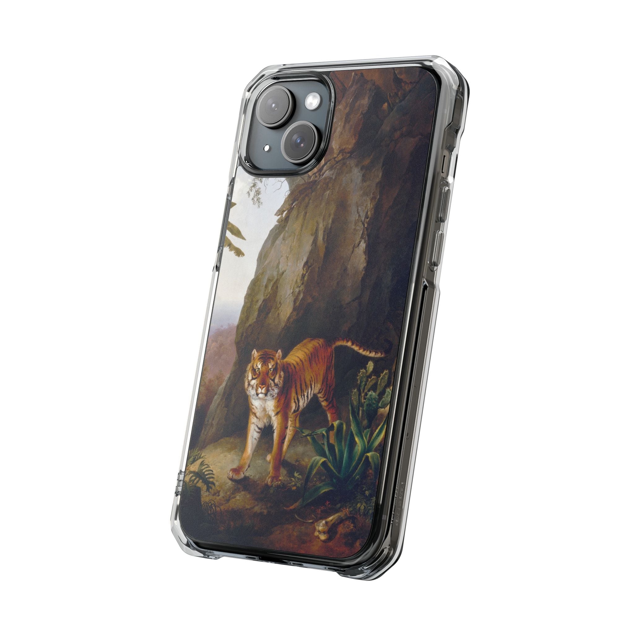 Tiger in a Cave (ca. 1814) - Magnetic Clear Impact Case