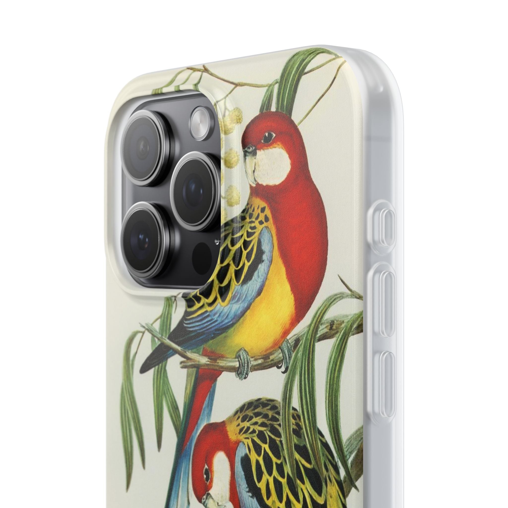 Rosehill Parakeet by Elizabeth Gould - Flexi Case