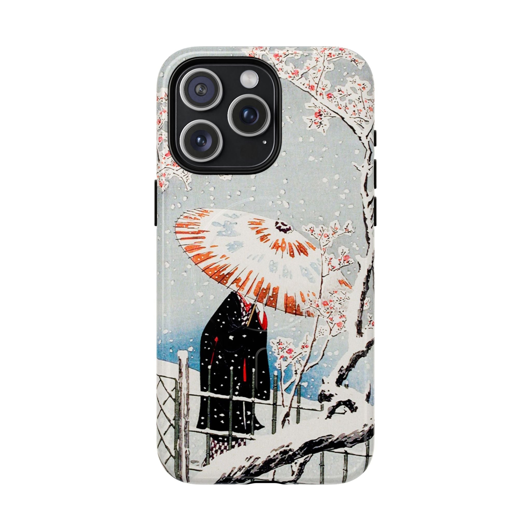 Plum Tree in Snow by Hiroaki Takahashi - Tough Magnetic Case